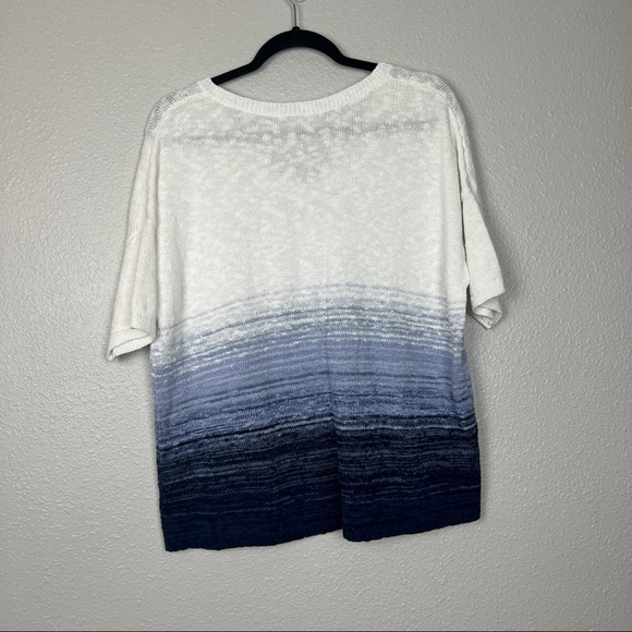 J Jill open knit Sweater Top - Picture 2 of 5